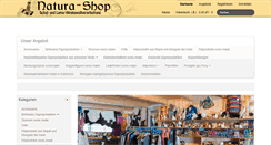 Desktop Screenshot of natura-shop.biz