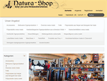 Tablet Screenshot of natura-shop.biz